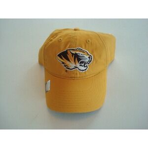MISSOURI TIGERS YELLOW   TRUCKER  90S SNAPBACK  HAT CAP VINTAGE EE4